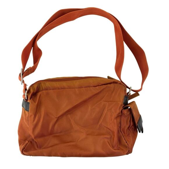 Nine West Unisex Coral Nylon Messenger Pockets Adjustable Crossbody Handbag OS - Picture 2 of 11